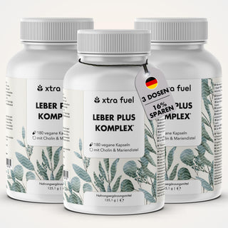 Leber Plus Kapseln* - Leber Komplex - Hochdosierte Formel mit Mariendistel, Artischocke & Löwenzahn