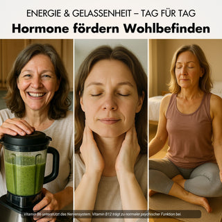 Menopause Kapseln - Wechseljahre Komplex - Effektive Formel mit Yams, Rotklee, Baldrian & Eisen