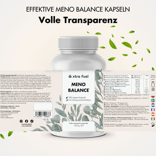 Menopause Kapseln - Wechseljahre Komplex - Effektive Formel mit Yams, Rotklee, Baldrian & Eisen