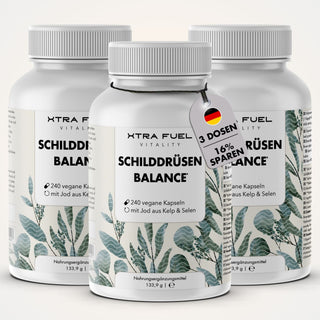 Schilddrüsen Kelp Kapseln - Effektive Formel mit Jod, Thymian & Selen