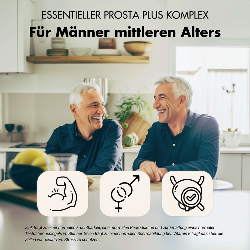 Prosta Plus Komplex - Männer Formel - Mit Kürbiskern, Sägepalme, Zink & Selen