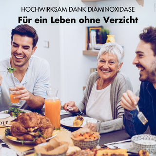 DAO Kapseln - Vegane Diaminoxidase aus Erbsensprossen - 300.000 HDU