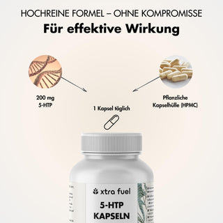 5-HTP 200 - 5‑Hydroxytryptophan - 30% Extrakt aus Griffonia Simplicifolia
