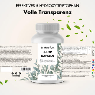 5-HTP 200 - 5‑Hydroxytryptophan - 30% Extrakt aus Griffonia Simplicifolia
