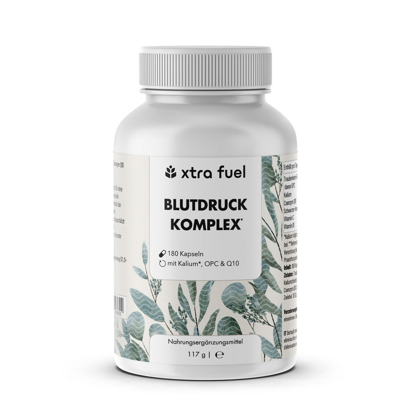 Blutdruck Komplex* - OPC mit Kalium, Q10, schwarzem Knoblauch & Vitaminen