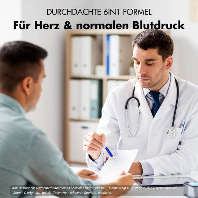 Blutdruck Kapseln* - OPC mit Kalium, Q10, schwarzem Knoblauch & Vitamin C
