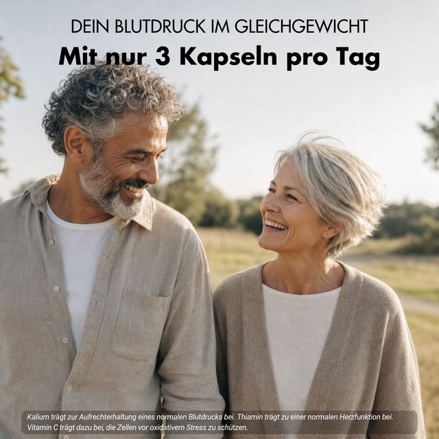 Blutdruck Komplex* - OPC mit Kalium, Q10, schwarzem Knoblauch & Vitaminen