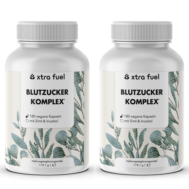 Blutzucker Kapseln* - Nährstoffkomplex mit Ceylon-Zimt, Myo-Inositol & Olivenblatt