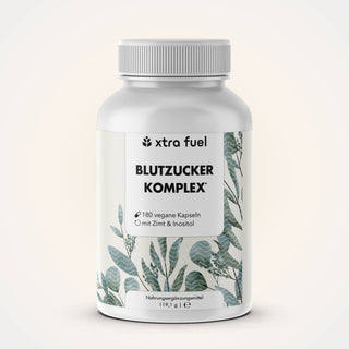 Blutzucker Kapseln* - Nährstoffkomplex mit Ceylon-Zimt, Myo-Inositol & Olivenblatt