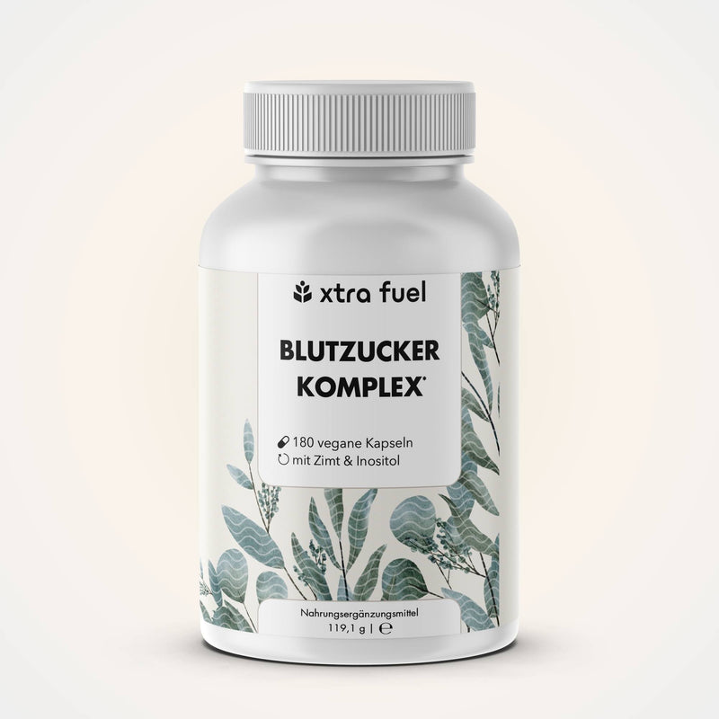 Blutzucker Kapseln* - Nährstoffkomplex mit Ceylon-Zimt, Myo-Inositol & Olivenblatt