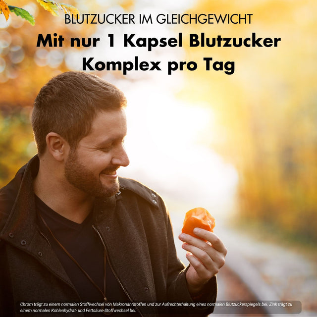 Blutzucker Kapseln* - Nährstoffkomplex mit Ceylon-Zimt, Myo-Inositol & Olivenblatt