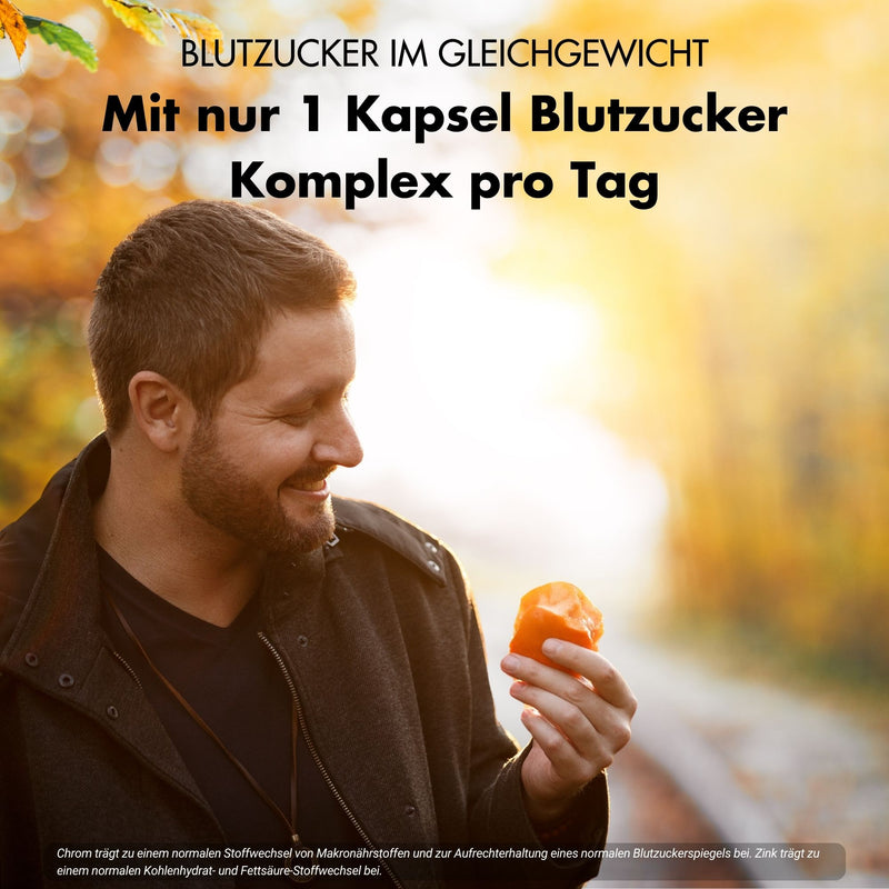 Blutzucker Kapseln* - Nährstoffkomplex mit Ceylon-Zimt, Myo-Inositol & Olivenblatt
