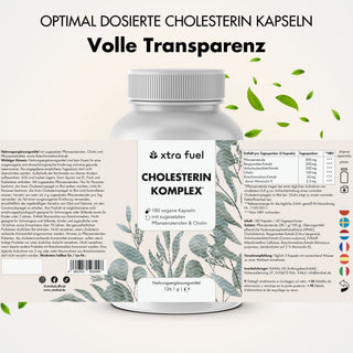 Cholesterin Komplex* - Nährstoffkomplex mit Pflanzensterolen & Rotschimmelreis (Monacolin K)
