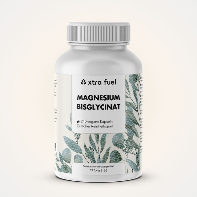 Magnesiumbisglycinat - Premium: Chelatiertes Magnesium - Besonders verträglich