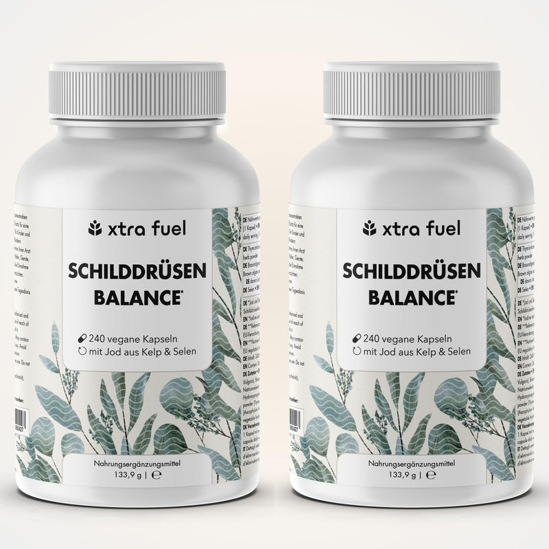 Schilddrüsen Kelp Kapseln - Effektive Formel mit Jod, Thymian & Selen