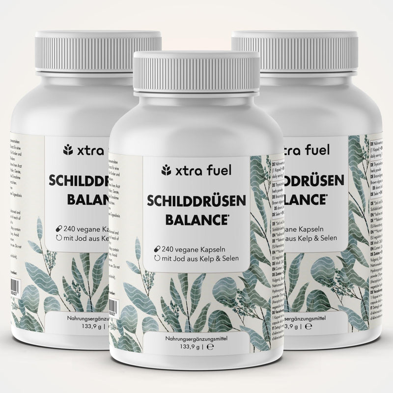 Schilddrüsen Kelp Kapseln - Effektive Formel mit Jod, Thymian & Selen