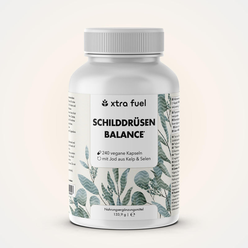 Schilddrüsen Kelp Kapseln - Effektive Formel mit Jod, Thymian & Selen