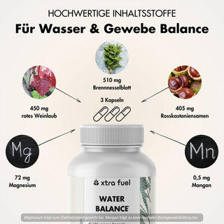 Water Balance - 5-in-1 Nährstoffkomplex für Elektrolytgleichgewicht & leichte Beine*