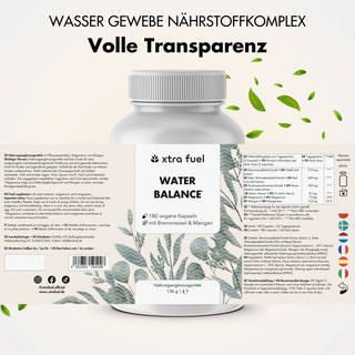 Water Balance - 5-in-1 Nährstoffkomplex für Elektrolytgleichgewicht & leichte Beine*