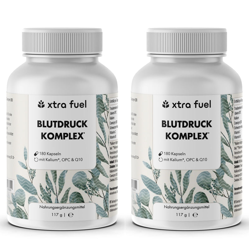 Blutdruck Komplex* - OPC mit Kalium, Q10, schwarzem Knoblauch & Vitaminen