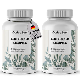 Blutzucker Komplex* - Nährstoffmix mit Ceylon-Zimt, Inositol & Olivenblatt