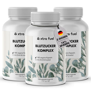 Blutzucker Komplex* - Nährstoffmix mit Ceylon-Zimt, Inositol & Olivenblatt