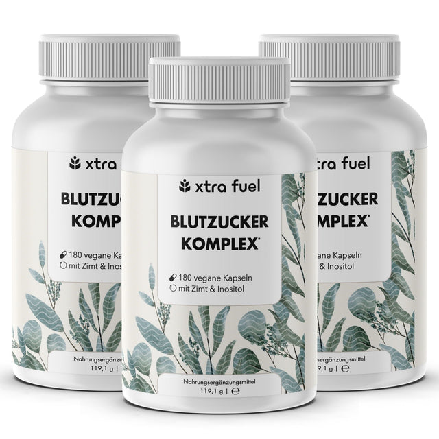 Blutzucker Kapseln* - Nährstoffkomplex mit Ceylon-Zimt, Myo-Inositol & Olivenblatt