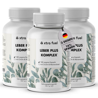 Leber Plus Komplex* - Leber Kur - Effektive Formel mit Mariendistel, Artischocke & Löwenzahn