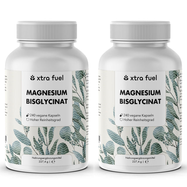 Magnesium Bisglycinat - Chelat-Formel mit 315 mg elementarem Magnesium