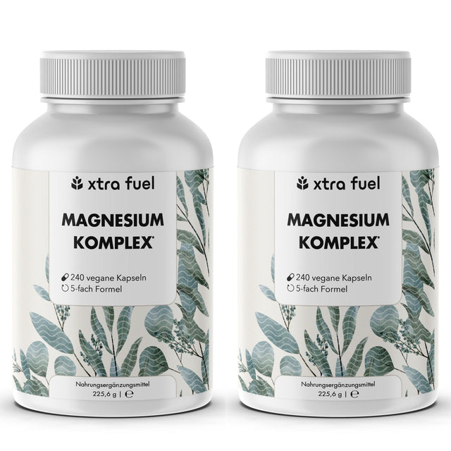 Magnesium Komplex* - 5‑fach Matrix mit 400mg elementarem Magnesium