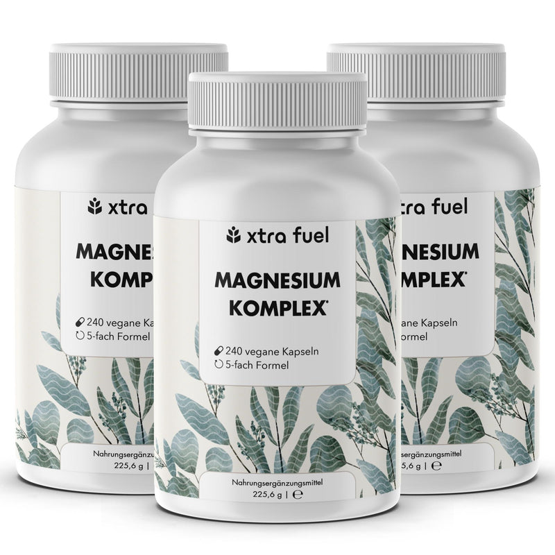 Magnesium Komplex* - 5‑fach Matrix mit 400mg elementarem Magnesium