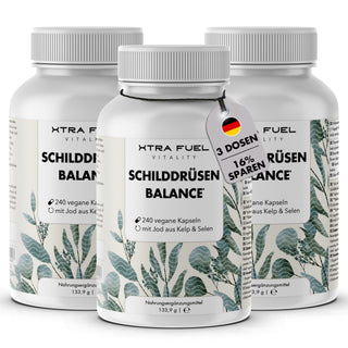 Schilddrüsen Balance - Thyro Komplex - Effektive Formel mit Kelp, Thymian & Selen
