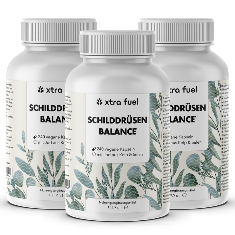 Schilddrüsen Balance - Thyro Komplex - Effektive Formel mit Kelp, Thymian & Selen