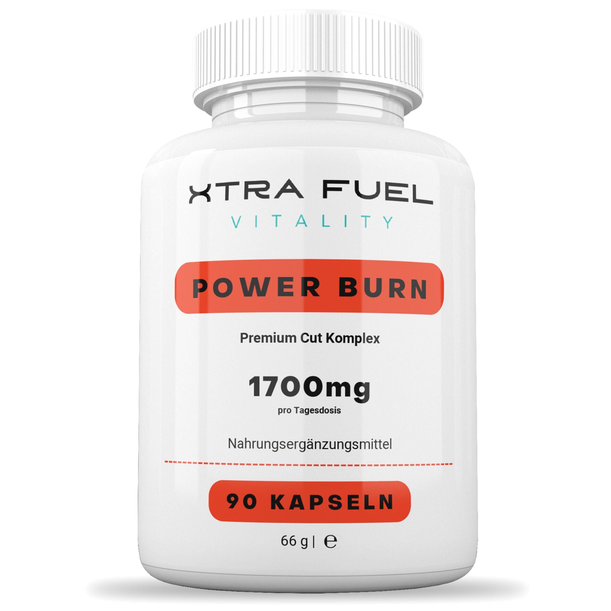 Power Burn  Stoffwechsel Komplex mit 1700mg natürliche Wirkstoffe – XTRA  FUEL